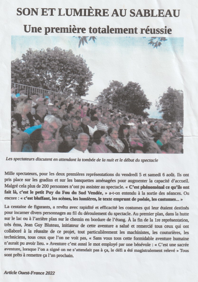 Articles de presse sur l&apos;association