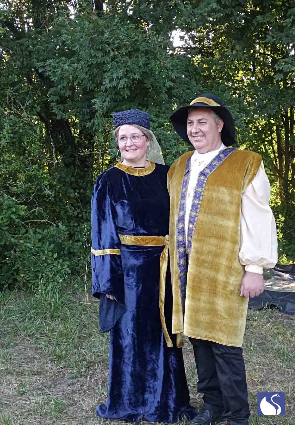 Photo des figurants en costume