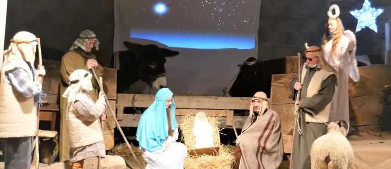 Photo de la crèche vivante organisée par Tourisme Animation Culturelle Sud Vendée