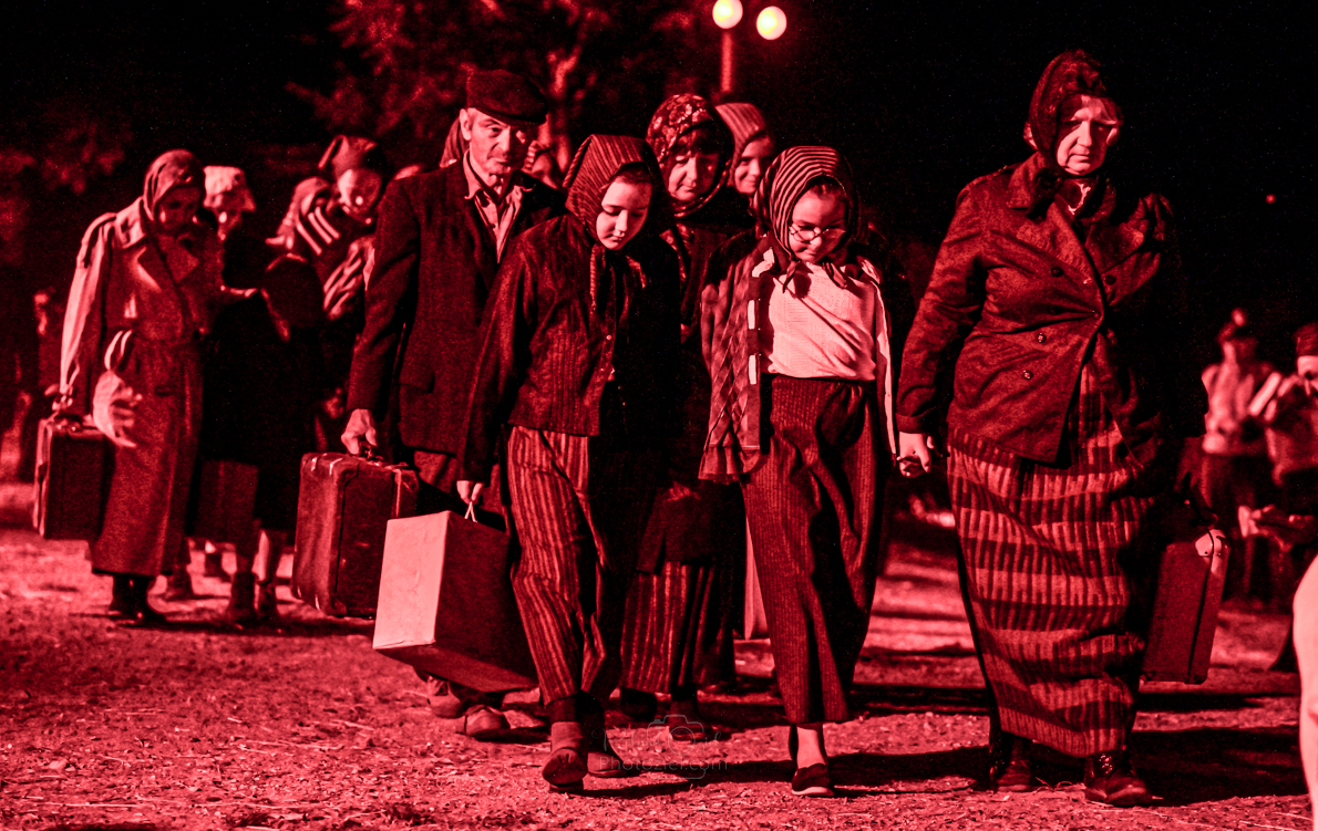 Photo de la vie des gens de l'époque dans une hutte